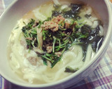 野菜不足に　豆苗とひき肉の炒め作り方6写真
