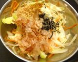 キャベツ・人参・玉葱の和カレー胡麻酢和え作り方6写真