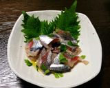 イワシの黒酢〆 山椒の葉の香りを添えて♪作り方7写真