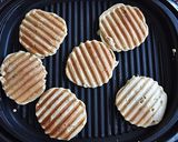 焼肉プレートdeワッフル風パンケ～キ！作り方3写真