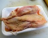 一人暮らしの夕食その３：鶏肉の酒蒸し作り方1写真