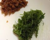 梅しそとアンチョビのパスタ作り方1写真