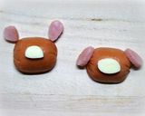 簡単キャラ弁おかず：仲良しなぶた君いぬ君作り方7写真