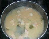 じゃが芋とベーコンの味噌汁作り方2写真