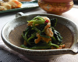 春収穫♬小松菜と油揚げの炒め煮！作り方4写真