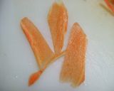 お弁当に☆イカゲソと人参の麺つゆマヨ炒め作り方1写真