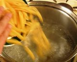 茄子とベーコンのペンネアラビアータ♪作り方3写真