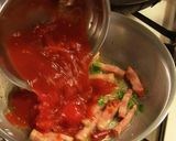 茄子とベーコンのペンネアラビアータ♪作り方7写真