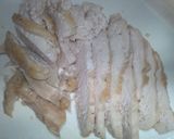 電子レンジで新玉ねぎとむね肉の塩麹蒸し作り方5写真