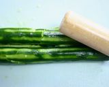 ❖叩いたキュウリと長芋の柚子胡椒麺つゆ❖作り方3写真