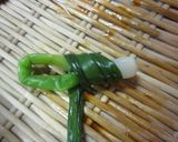 ◎くるくるワケギ◎レンジで一口完結形◎作り方3写真