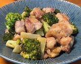 簡単♡鶏もも肉とブロッコリー味噌マヨ炒め作り方4写真
