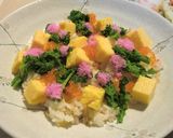 時短♪簡単♪春爛漫♪菜の花ちらし寿司作り方3写真