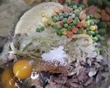 鯵と高野豆腐のアジバーグ作り方3写真