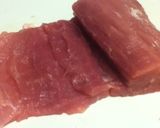 豚ヒレ肉のインゲン巻き作り方2写真