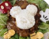 ミッキーのデコカレーライス作り方2写真