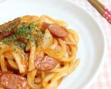 レンジで簡単ランチ＊焼肉タレで絶品うどん作り方8写真