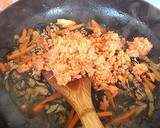 鮭フレークとひじきの炊き込みごはん作り方5写真