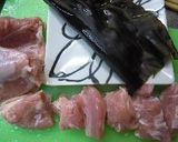 鶏胸肉と肉厚椎茸の昆布蒸し～簡単ヘルシー作り方1写真