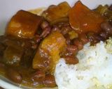 あずきもそのまま一緒に炊飯器で野菜カレー作り方8写真