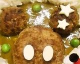 ✿ハンバーグ✿ミッキー&ミニー✿作り方3写真
