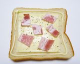 ランチに♪ベーコンペッパーチーズトースト作り方2写真