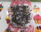 豚肉巻き【ご飯といり胡麻＆塩こんぶ】作り方4写真