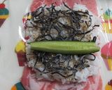 豚肉巻き【ご飯といり胡麻＆塩こんぶ】作り方5写真