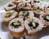豚肉巻き【ご飯といり胡麻＆塩こんぶ】作り方11写真