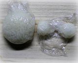 簡単キャラおにぎり：キラキラミニーちゃん作り方1写真