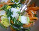 春菊・白菜・にんじんのナムル作り方9写真
