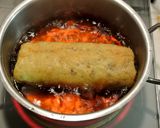 油揚げと鶏ごぼうのくるくる煮作り方8写真