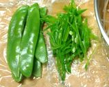 絹さやの味わいサラダ作り方2写真