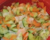 残り野菜であっさり漬け作り方1写真
