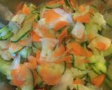 残り野菜であっさり漬け作り方4写真
