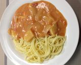 トマトのシチューパスタ作り方8写真