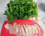 鶏肉とほうれん草の　ゆずこしょう炒め作り方2写真