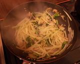 ツナと大根と大根菜のスパゲティ作り方3写真