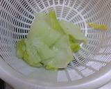 白菜とハムのマヨ焼き作り方2写真