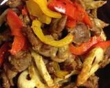 唐揚げ粉で☆砂ずりのスパイシーカレー炒め作り方4写真