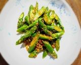 春の胡麻和え☆アスパラのゴマナッツ和え♬作り方5写真