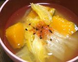 かぼちゃと白菜のお味噌汁作り方5写真