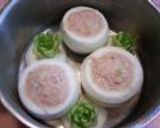 大かぶの肉詰めむらくも餡かけ作り方4写真