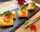 前菜に＊簡単すぎ＊卵焼きの明太マヨのせ作り方3写真