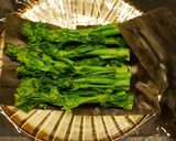 菜の花とぶりの昆布じめ作り方3写真