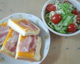 ベーコンエッグトースト作り方7写真