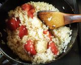 チーズたっぷり！トマトと野菜のドリア作り方2写真