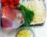 トマトとえのきの大葉チーズ豚巻き作り方1写真