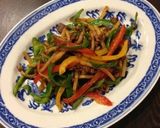 肉味噌で簡単チンジャオロース風☆作り方3写真