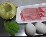 新玉ねぎと卵の炒め作り方1写真